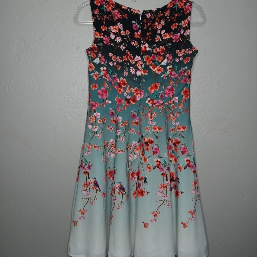 eShakti Custom Floral and Birds Dress - Picture 5 of 7